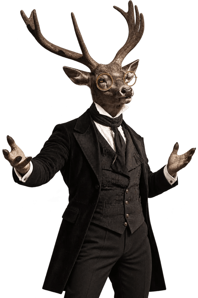Le Cerf à Lunettes fait son apparition